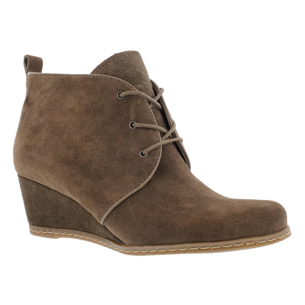 Franco Sarto Annabelle Lace Up Wedge Bootie